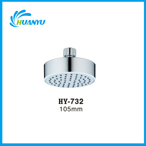 Round Electroplating Cilik Top Shower Kepala